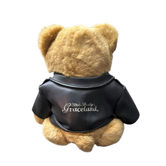 2000 Elvis Presley Graceland Biker Bear collectible plush toy - Picture 6 of 8